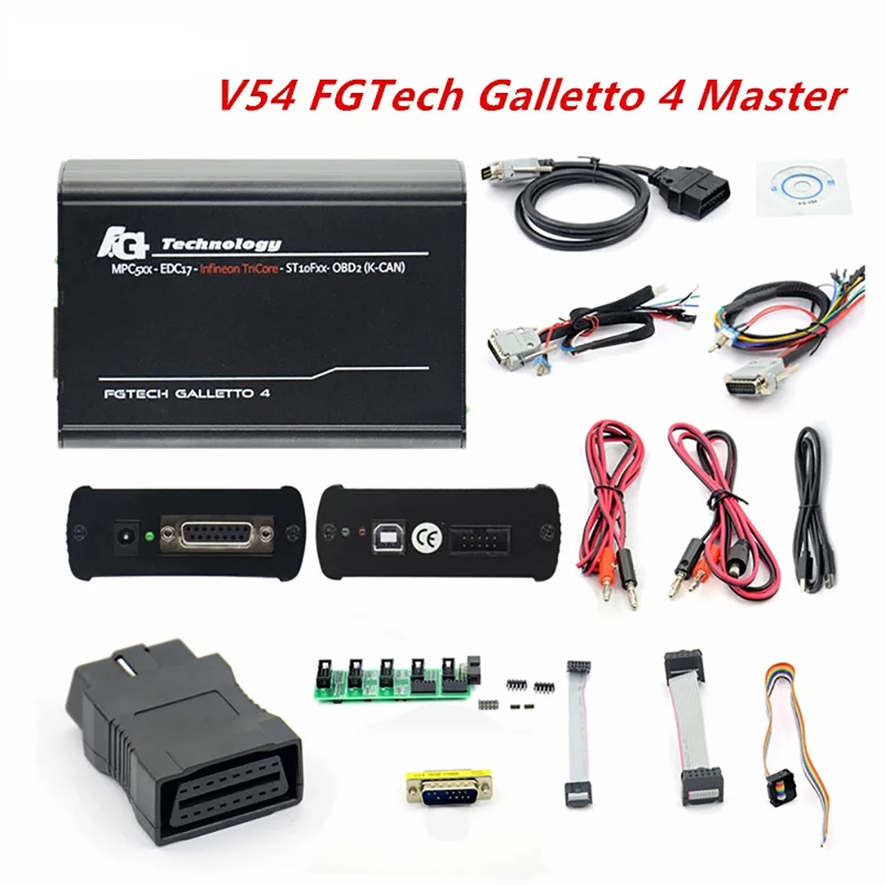 

Fgtech Galletto 4 Master V54 FGv55 Professional Car ECU Programmer Tool BDM-OBDII Work Perfect