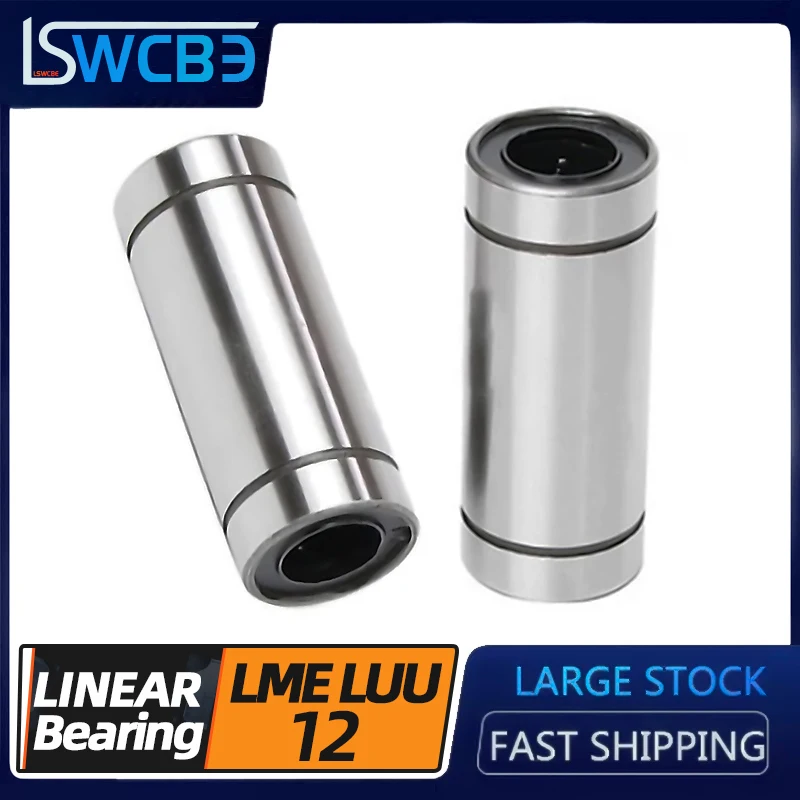 

Optical axis linear motion bearing lengthened sliding bearing guide sleeve LME12LUU size 12*22*61