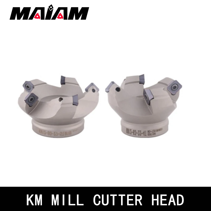 km k12 cutter head shock-resistant k12 face mill cutter head for SEHT1204 SEHT 12 04 milling cutter insert 50 63 80 100 160 200