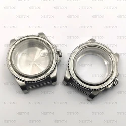 NEITON 40mm Case Sapphire Glass Fit ETA2836 NH35/36 Mingzhu DG2813/5833 Miyota 8215/8205 Auto Movement Back Transparent Glass