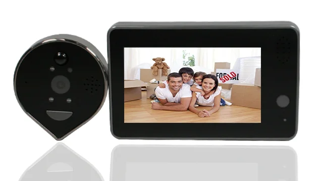 4.3นิ้ว2MP 1080P Wireless WIFI Doorbell Tuya/YCC365ภาพ Viewer ตรวจจับการเคลื่อนไหว Intercom ประตูวิดีโอโทรศัพท์