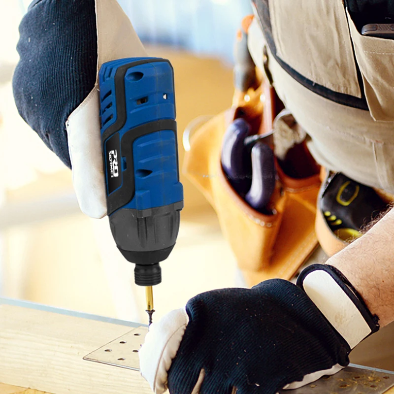 12V Electric Screwdriver 100NM Cordless Drill Screw 2000mAh Battery Rechargeable Driver Hexagon Power Tools by PROSTORMER