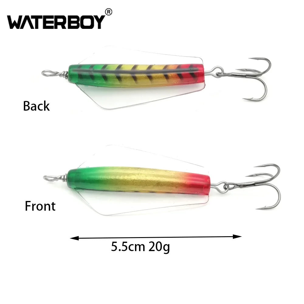 WATERBOY TW 5,5 cm 20g Teufel Angeln Locken VIB Kunststoff Salzwasser Süßwasser Canberra Mörder Tasmanian Salmon Pike Walleye Bass Köder – Detail 29