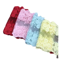 3 Yards/Mesh cotton thread embroidery lace 13cm DIY clothing accessories decorative fabric materials lace ribbon