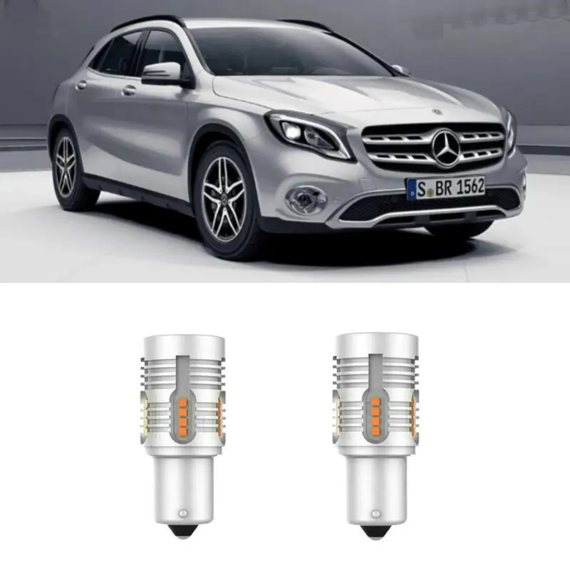 Intelligent IC Decoding Turn signal Light For Mercedes GLA-CLASS X156 canbus 1556LM No strobe 2pc