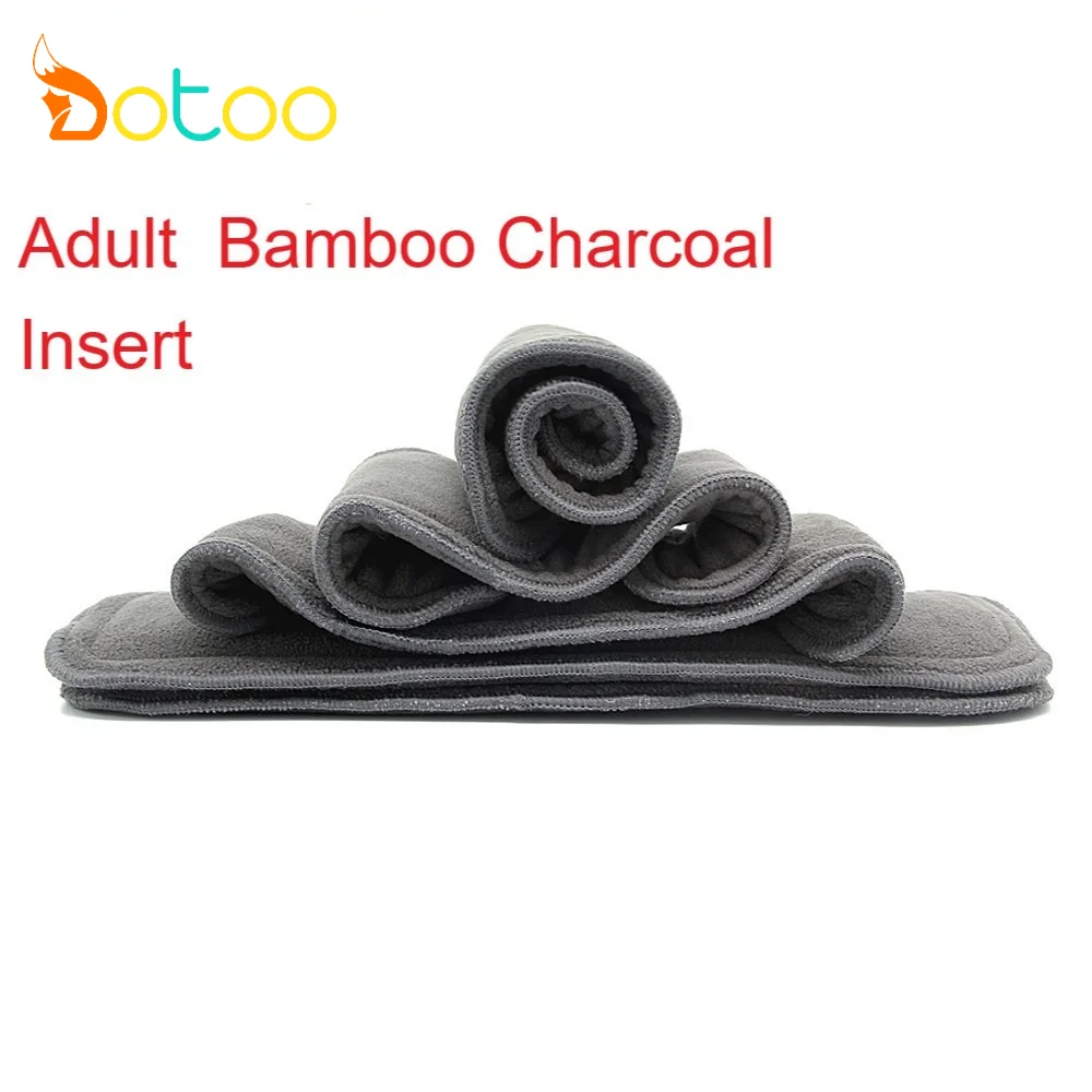 

Dotoo The Elderly Insert Adult Cloth Diaper Incontinence Nursing Breathable Leak Proof Bamboo Charcoal Absorbent Adult Insert