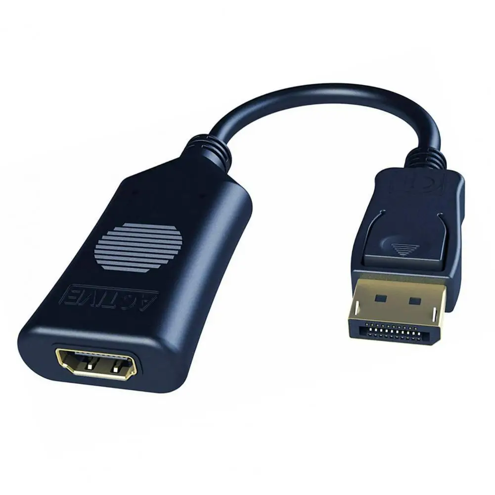 Aktywny Port wyświetlacza DP do HDMI-kompatybilny kabel Adapter 4K 60HZ złącze męskie do żeńskiego