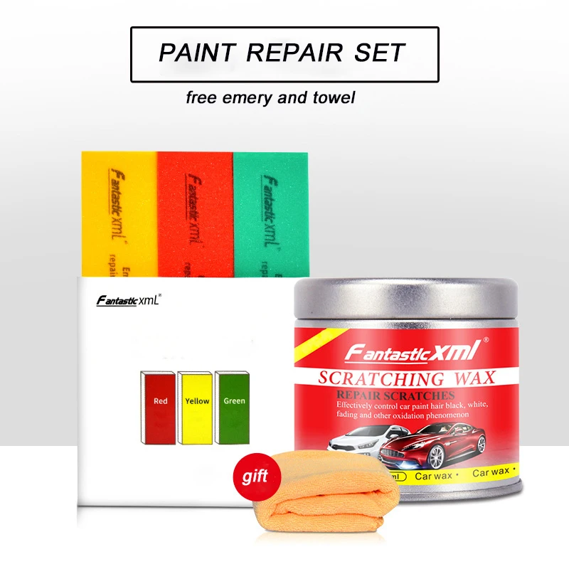 Car Scratch Repair Wax Kit Auto Scratch Repair Tools Car Scratches Repair Polishing Car Scratching Repair Tool Car Accessories