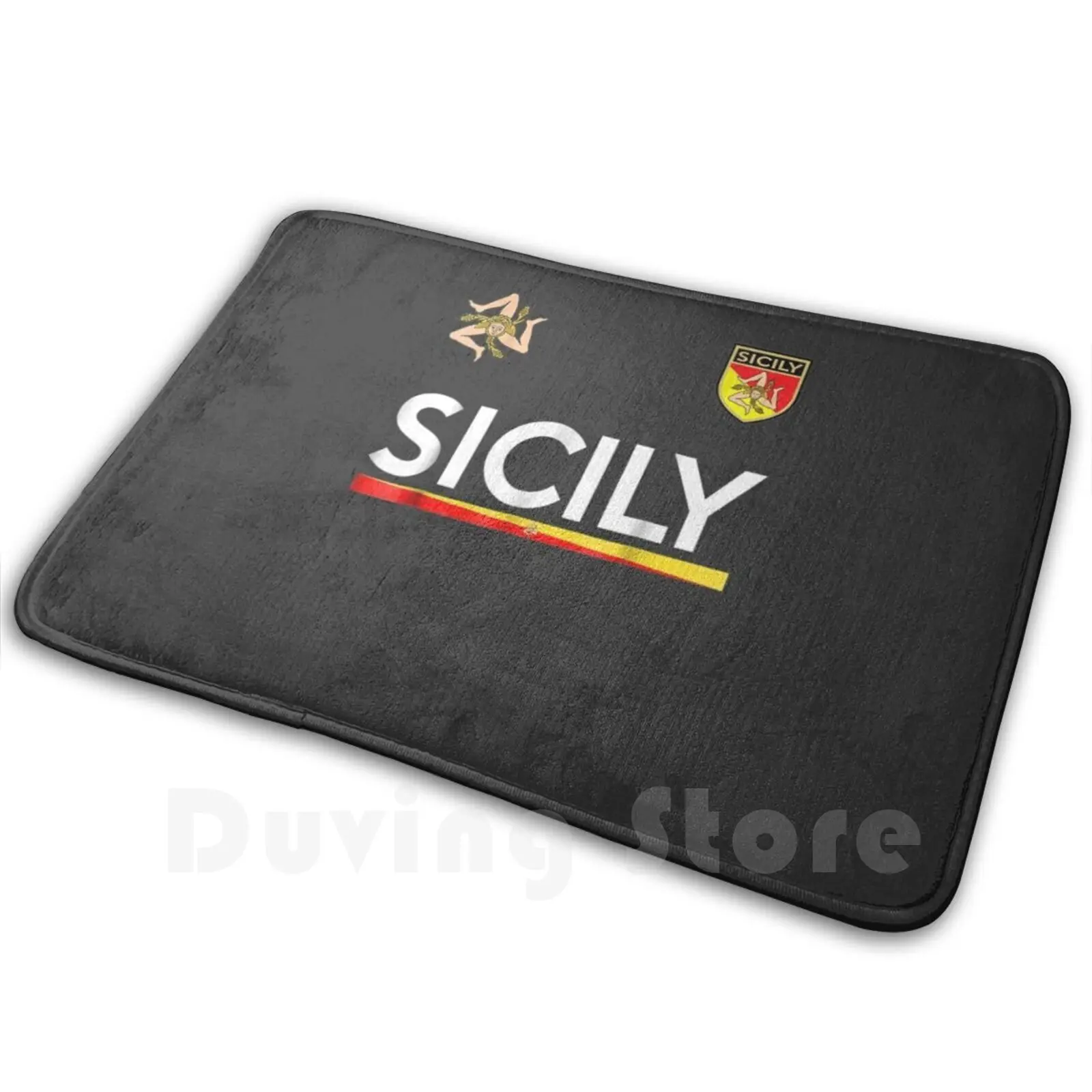 Sicilia Soccer-Sicily , Italy Football Jersey Mat Rug Carpet Anti-Slip Floor Mats Bedroom Sport People Get For I Sicily