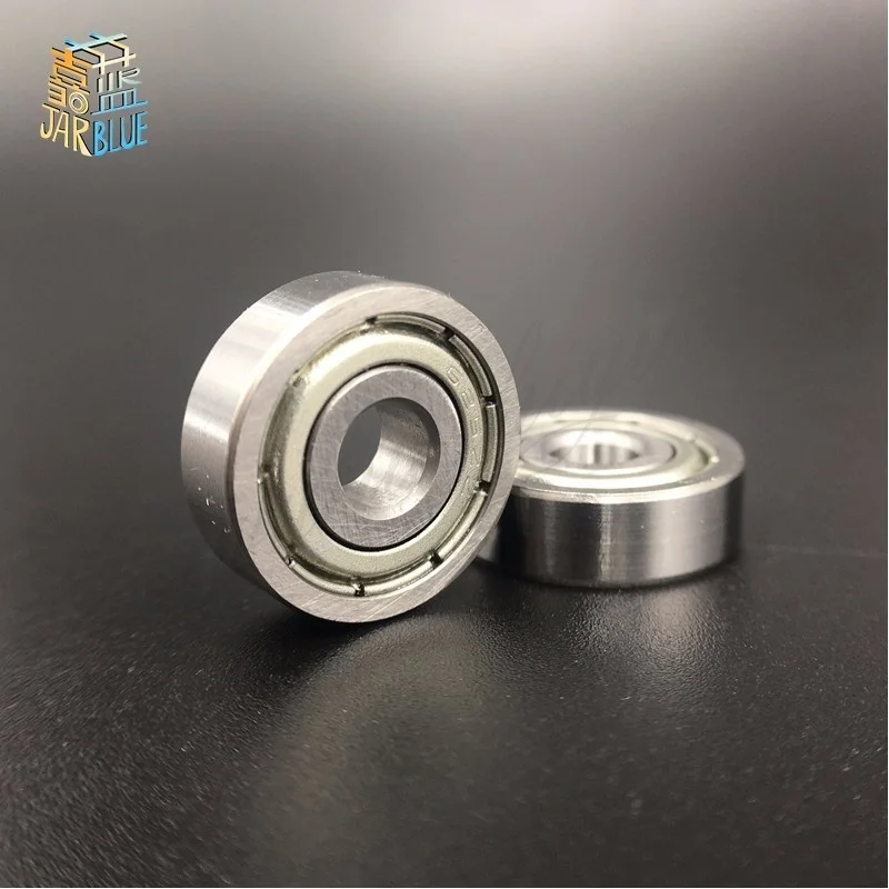 10PCS Flange Ball Bearing 608zz 623zz 624zz 625zz 635zz 626zz 688zz 3D Printers Parts Deep Groove Flanged Pulley Wheel