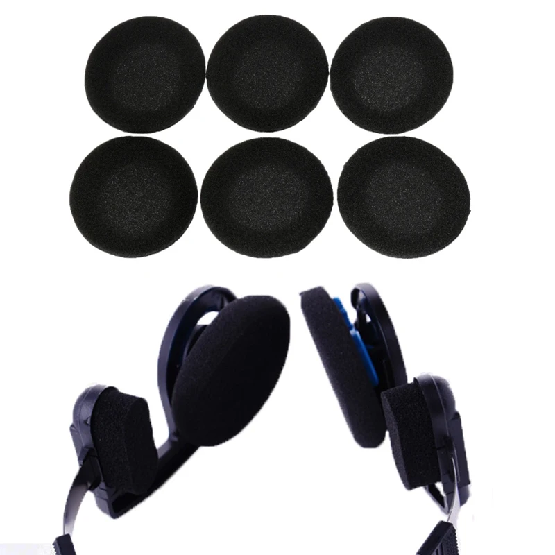 10pcs Black EarPads Sponge for Sennheiser PX100 80 Px200 KOSS Porta Sporta Pro Ksc 35 75 Headphone