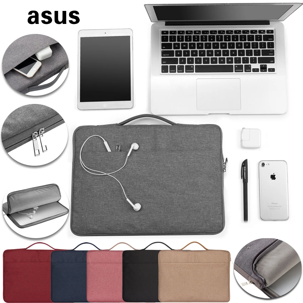 

Сумка для ноутбука ASUS VivoBook S14/S15/S200 S200e/X202E/VivoTab/X102BA/X401/ZenBook 13/3/UX21E, Противоударная