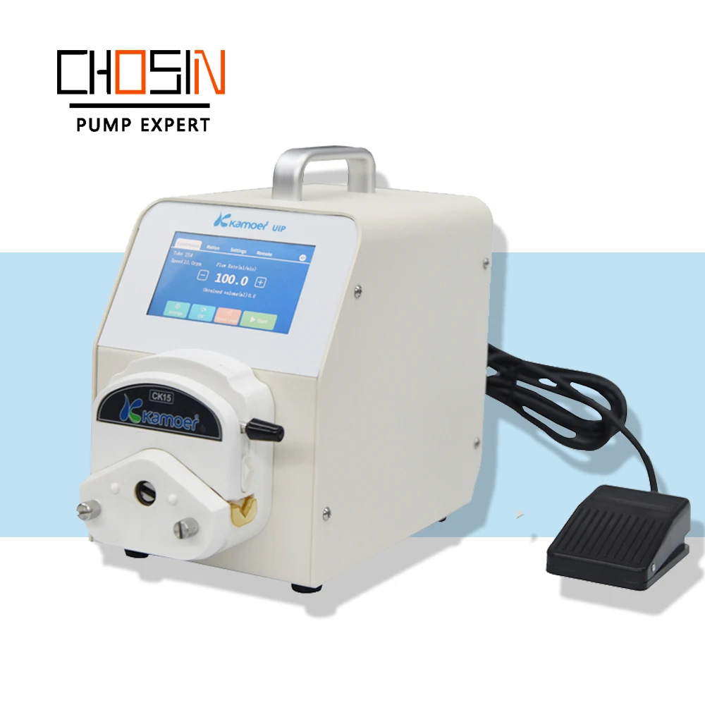 Intelligent peristaltic pump industrial self-priming pump large flow circulating water pump small metering pump 220v automatic