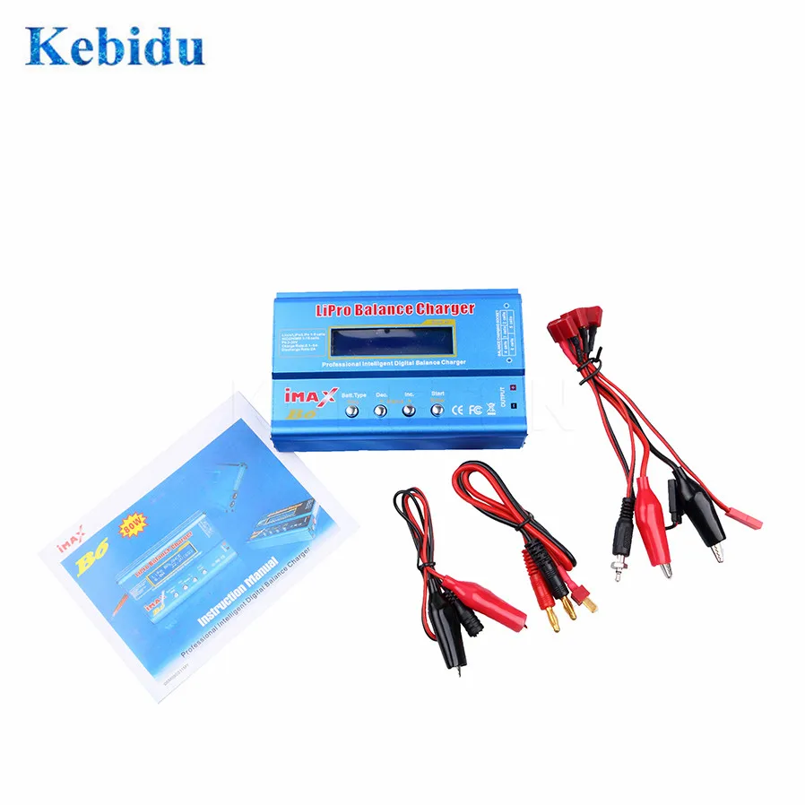 KEBIDU  iMAX B6 Lipro NiMh Li-ion Ni-Cd RC Battery Balance Digital Charger for NiMH NiCd Battery 60W Max