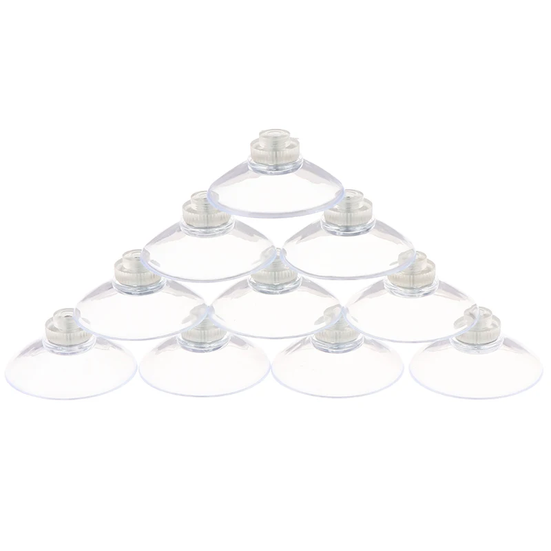 10Pcs 40mm 흡입 컵 나사 M4, M5 가정용 도구 액세서리 흡입 컵 후크 욕실 주방 액세서리