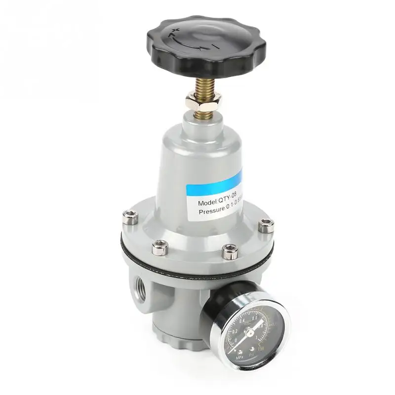 Pneumatic Air Pressure Reducing Valve QTY-8/10/15/20/25/32/40/50 Regulator Valve Air source Treatment Unit