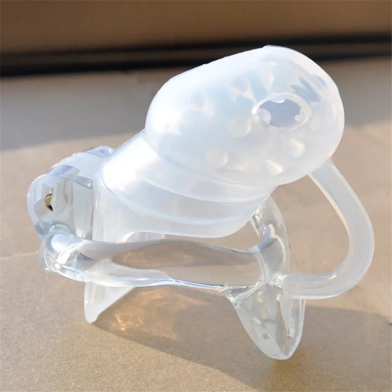 Silicone Male Chastity Device With Soft Thorn,Penis Rings,Penis Sleeve,Chastity Belt,Cock Cage,BDSM Adult Sex Toys For Men