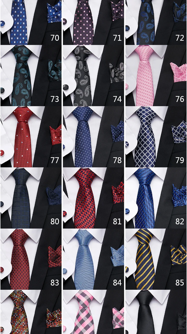 Neue Stil Mode Marke Krawatte Für Männer Grün Floral Krawatte Einstecktücher Manschettenknöpfe Set Krawatte Anzug Zubehör Fit Formale Party – Detail 11