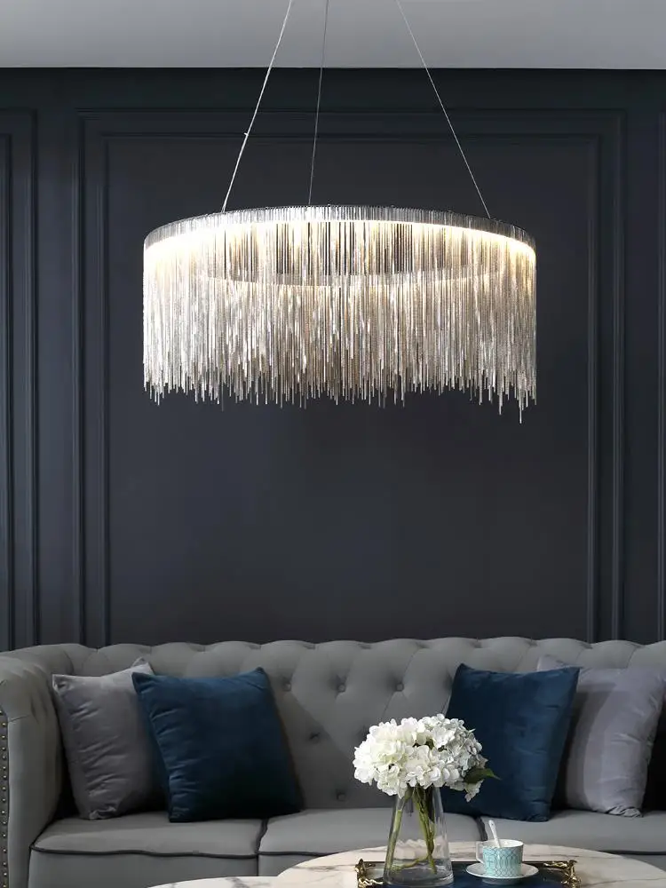 New Modern LED Chandelier Minimalist Restaurant Lamp Coffee Shop Creative Personality Villa Art Fixtures Drop Shipping