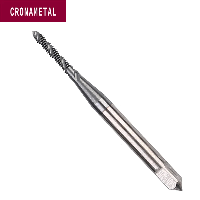 Cronametal HSSE เครื่องมือเมตริก T502พิเศษเกลียวขลุ่ยเกลียวสำหรับสแตนเลส TICN เคลือบ M3 M6 M8สกรูแตะ