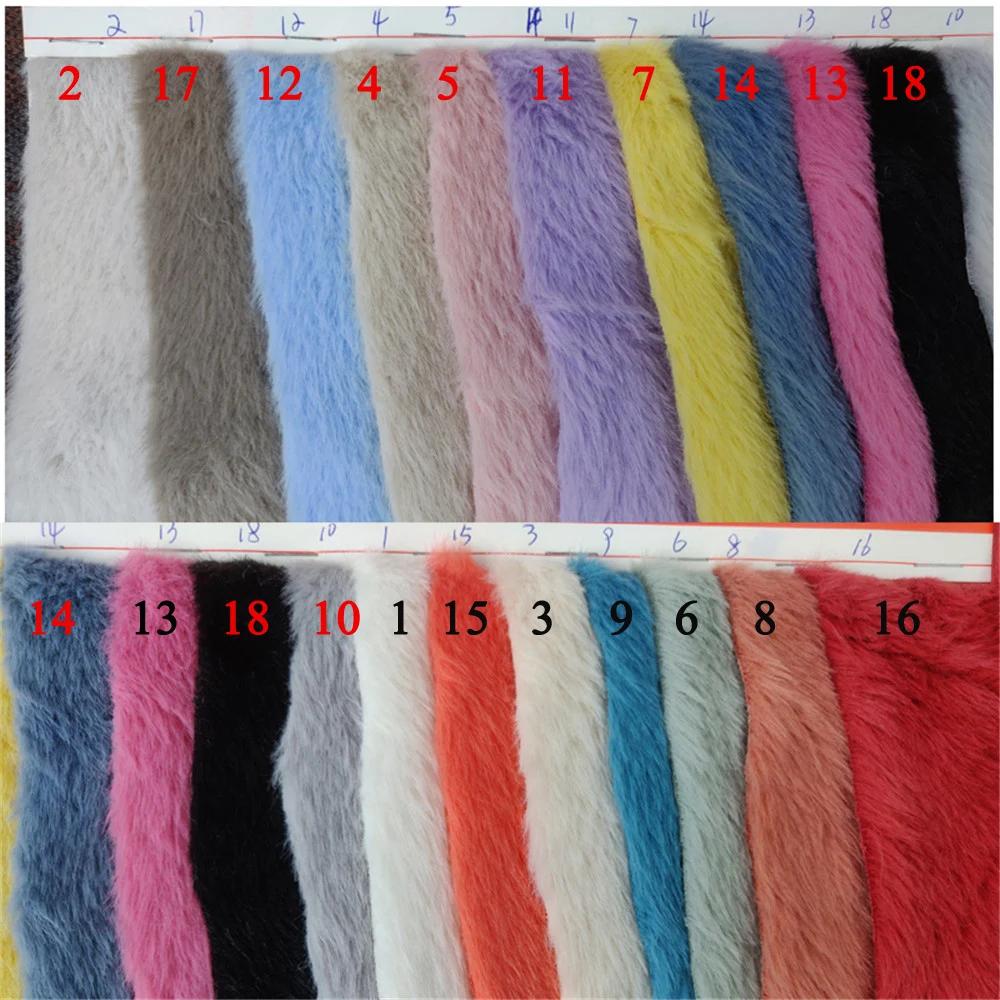 1 cm thick fur 88cm*160cm Soft High imitation Rabbit Plush Faux Fur Fabric Sewing Material Diy Home Cloth/Collar Clothing Fur