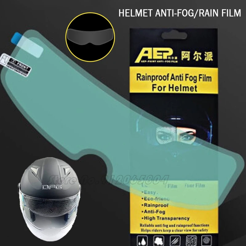 Winter General Motorcycle Helmet Anti-fog Film Rainproof Patch Helmet Goggles Waterproof Car Anti-Harbin Air for K4 LS2 Helmets