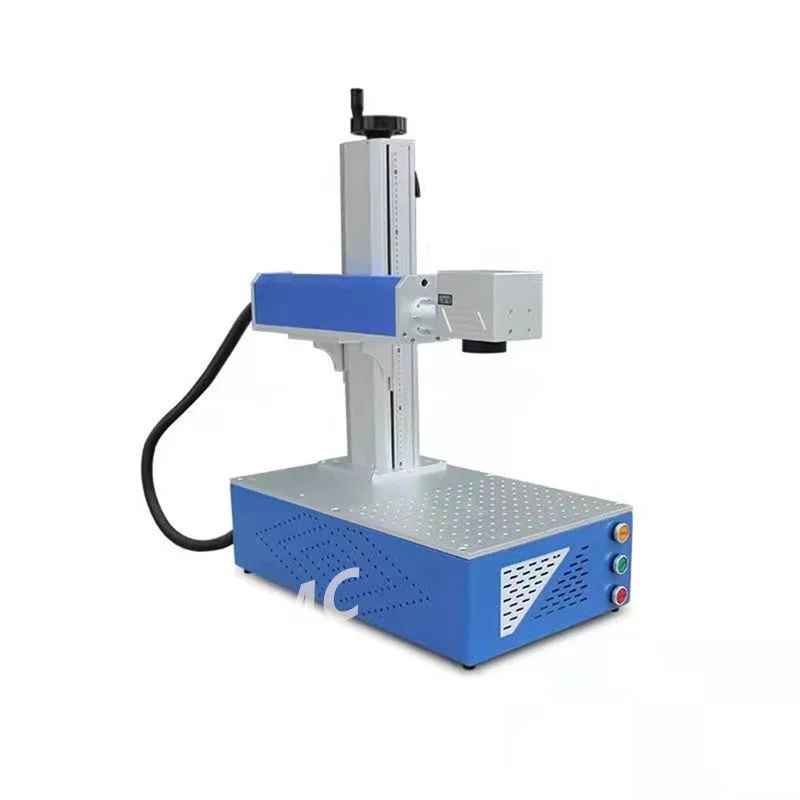 

3D Rotating Axis Autofocus Fiber Laser Marking Engraving Machine 50W Metal Plastic Golden Stainless Steel Cutting Machine Price