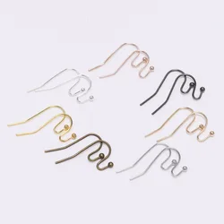 100pcs/lot 21*16mm Earring Wires Earrings Hooks For Jewelry Making Findings DIY Earwire Jewelry Accessories Supplies