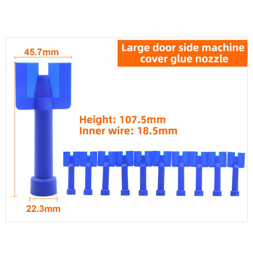 10 stücke Pneumatische Klebepistole Düse Zubehör 6/8/10 MM Edelstahl Kleber Düse Weiche & Harte kleber Düse Adapter Set Kleber Düse – Detail 3