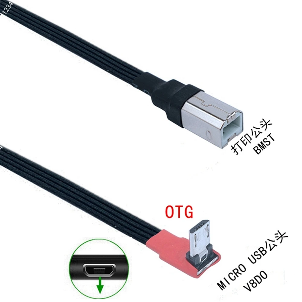 Micro USB OTG Cable de transferencia de datos Micro USB macho a hembra adaptador para Samsung HTC Android