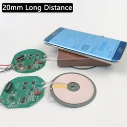 12V DIY Universal Qi Wireless Charger Standard PCBA Circuit Board Accessories 15W Fast Charging For iPhone Samsung xiaomi HUAWEI