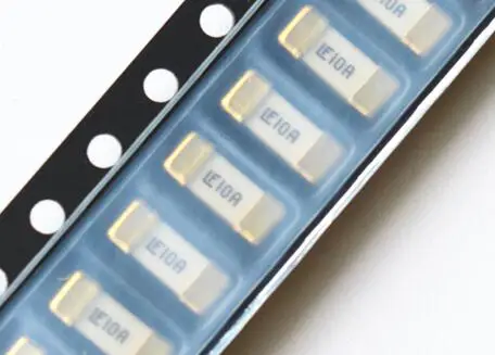 20 pz/lotto fusibili 0451010.MRL 1808 2410 10A LF10A 125V fusibile subminiaturizzato a montaggio superficiale ad azione rapida fusibile SMD ad azione rapida 10000mA