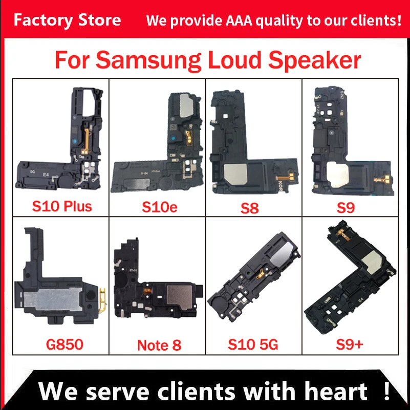 Loudspeaker For Samsung Galaxy S10 S10e S10 Plus S6 S6 edge S7 S7 edge S8 S9 S9+ S10 5G G850 Note8  Loud Speaker Buzzer Ringer F