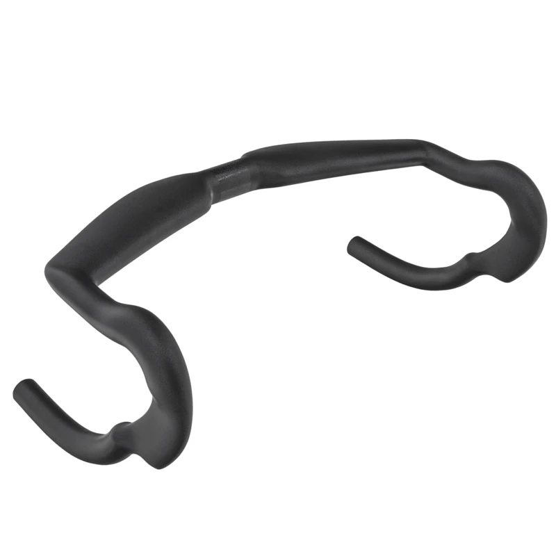 New No Logo UD Matte Carbon Handlebar Track Sprinter Carbon Bar Drop Bar Matte Finish 31.8mm 405/425mm Hectic Races Bars