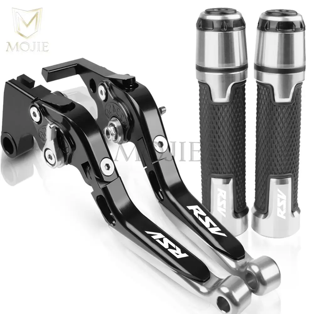 For APRILIA RSV MILLE RSV R 1999-2003 2004 2005 2006 2007 2008 Motorcycle CNC Aluminum Adjustable Brake Clutch Levers Handlebar