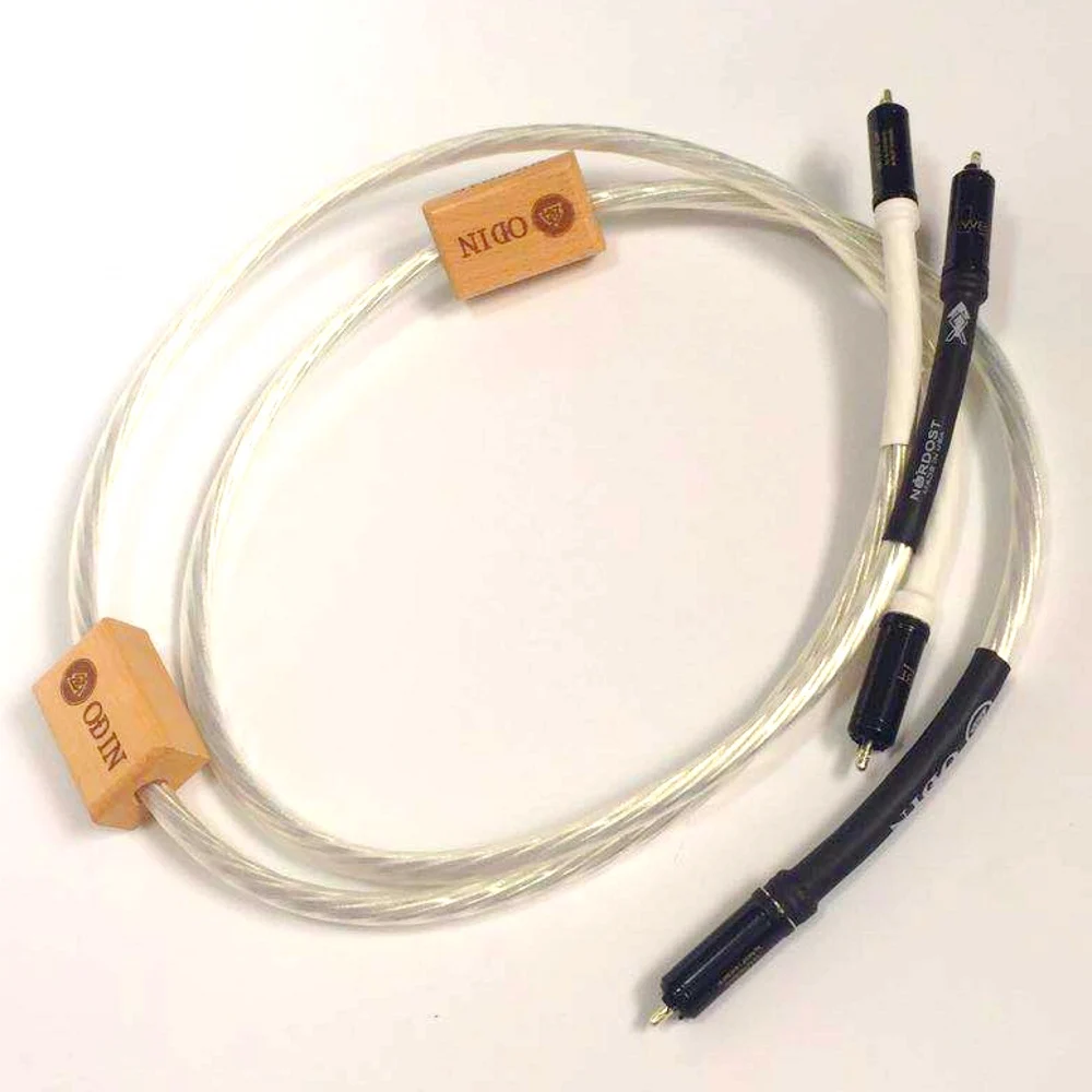 Imagem -02 - Fidelidade Nordost Odin Referência Suprema Interconexão Cabo de Áudio Cabo de Interconexão Rca Wbt0152ag Conector Alta