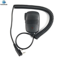 K31 2-Pin Handheld Speaker PTT Mic K-31 Microphone for BAOFENG Walkie Talkie UV-5R 6R UV-5RA UV-5RE BF-UV82 BF-888S GT-3 Radio