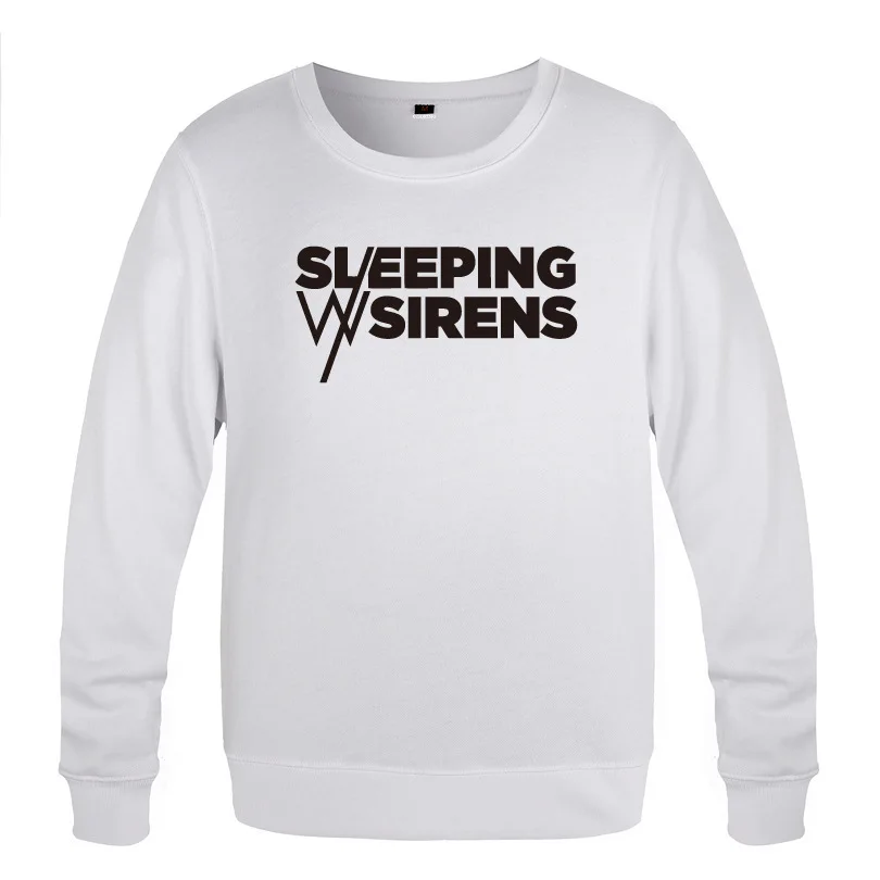 SLEEPING WITH SIRENS Rock Sweatshirts Men Spring Autumn Long Sleeve O-Neck Pullover Casual Man Hip Hop Streetwear Fitness Hoody