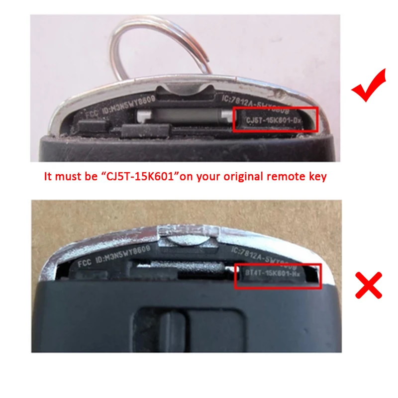 DIYKEY Do Ford Escape Focus C-max Maverick 2013 2014 2015 2016 2017 2018 2019 Inteligentny kluczyk samochodowy M3N5WY8609 164-R7995 CJ5T-15K601-DX