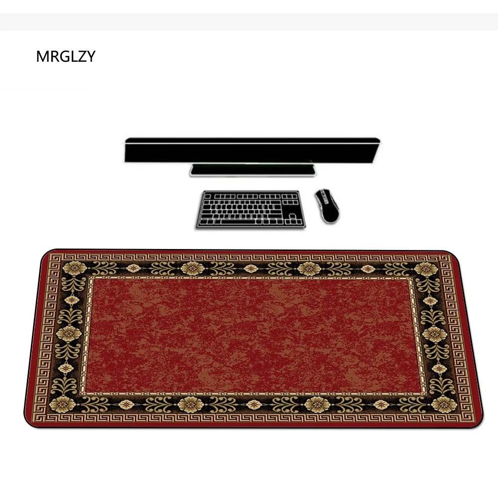 MRGLZY Beautiful Persian Carpet Design Unique Gamer Mouse Pad Gaming Mouse Pad 400X900MM Mousepad Keyboard Rest