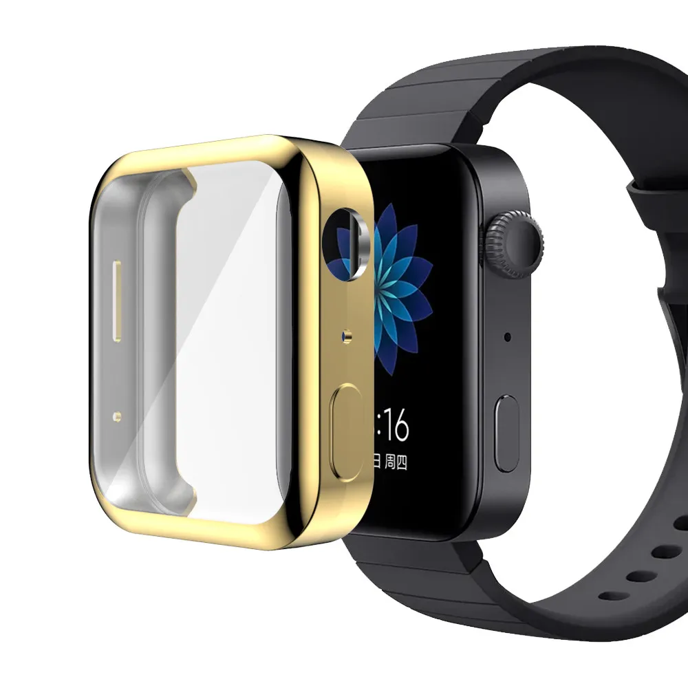 Funda protectora para Xiaomi Mi Watch HD, cubierta completa de Tpu, protección de pantalla para Mi watch, carcasa, accesorios para reloj inteligente