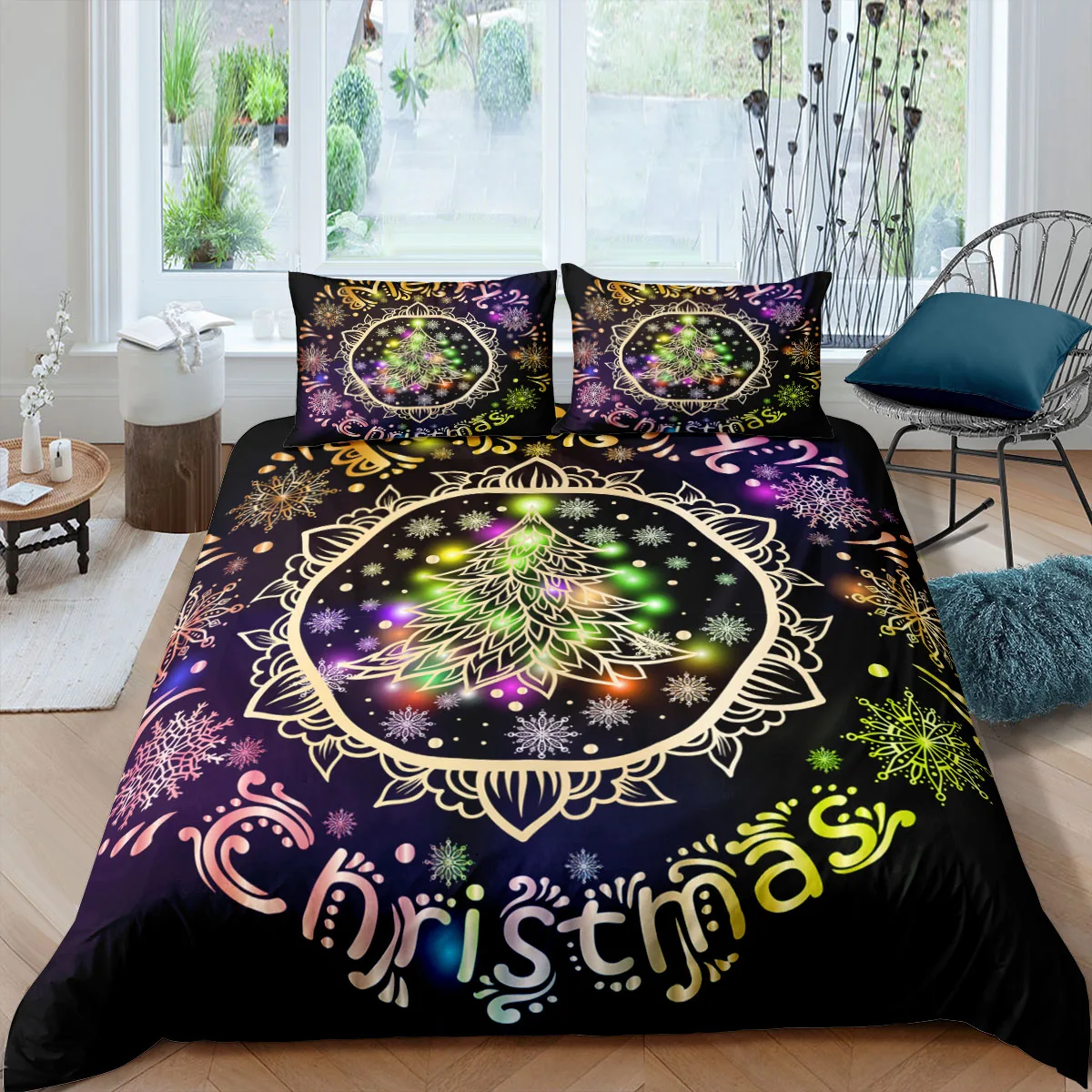 

Home Living Luxury 3d Christmas Bedding Set Duvet Cover Pillowcase Kids Bedding Set Queen and King EU/US/AU/UK Size