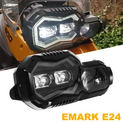 Emark E24 승인 헤드 램프, BMW F 650 700 800 GS ADV F800gs 2008-2018 F800R LED 프로젝터 헤드 라이트, 안개등