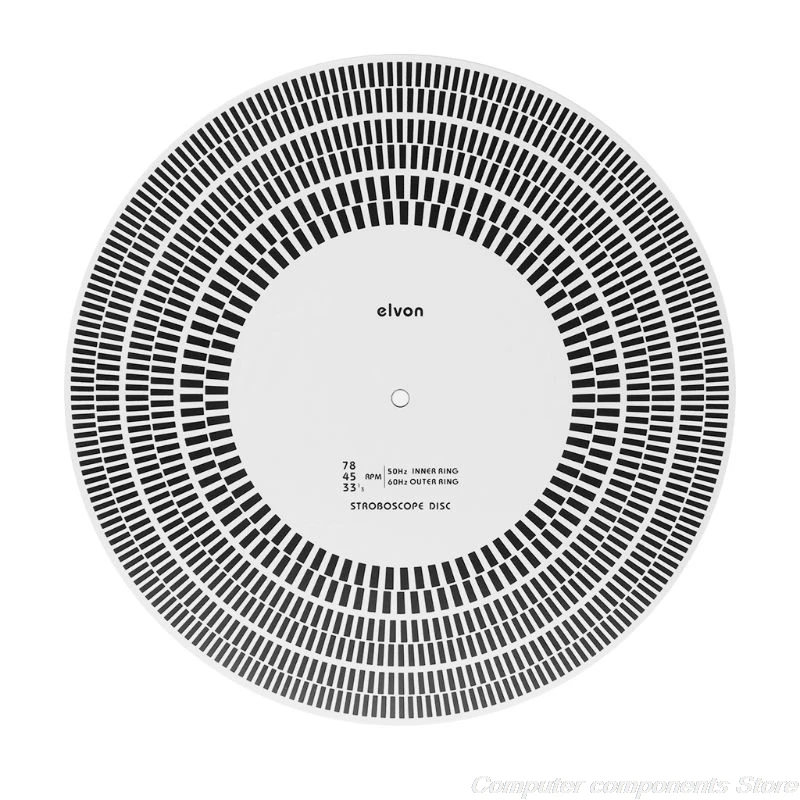 Vinyl Record Turntable Phono Tachometer Calibration Disc Stroboscope Mat 33 45 78 F19 21 Dropshipping