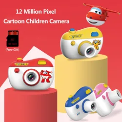 Smart Cartoon 12 Millionen Pixel Kamera Einem Klick Nehmen Foto Video Funktion Spiel Modus Filter DIY Aufkleber kinder Spielzeug kamera