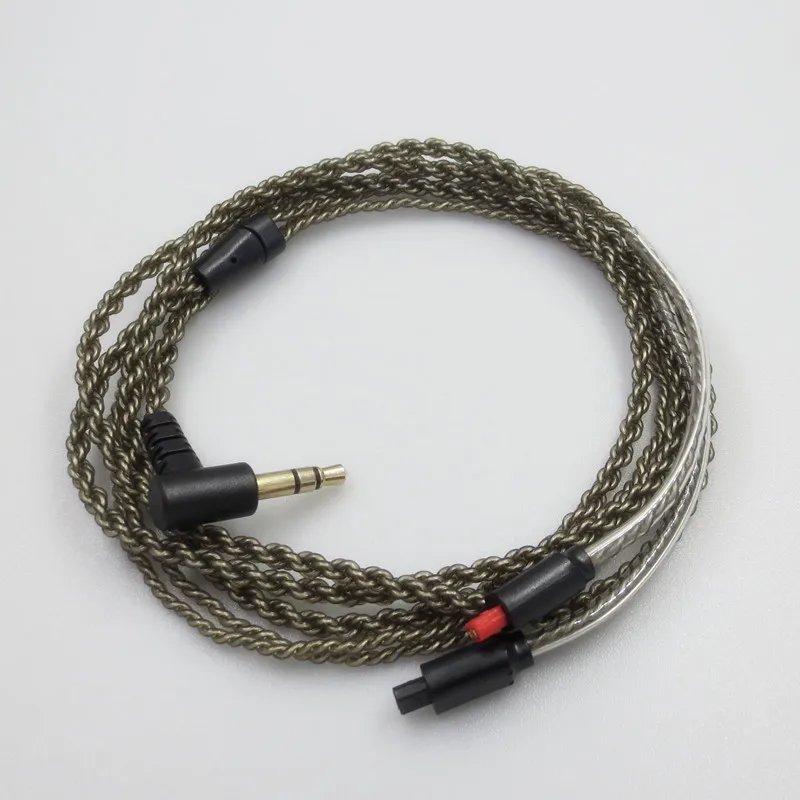 Монокристаллический медный посеребренный кабель для наушников Audio Technica ATH-im50 im70 03 im04, обновленный кабель для наушников