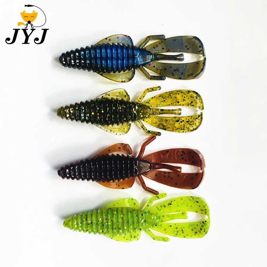 5pcs 10pcs 8cm 12cm soft bug shrimp craws worm lure baits ,silicone artificial shrimp prawn for bass perch pike lure bait