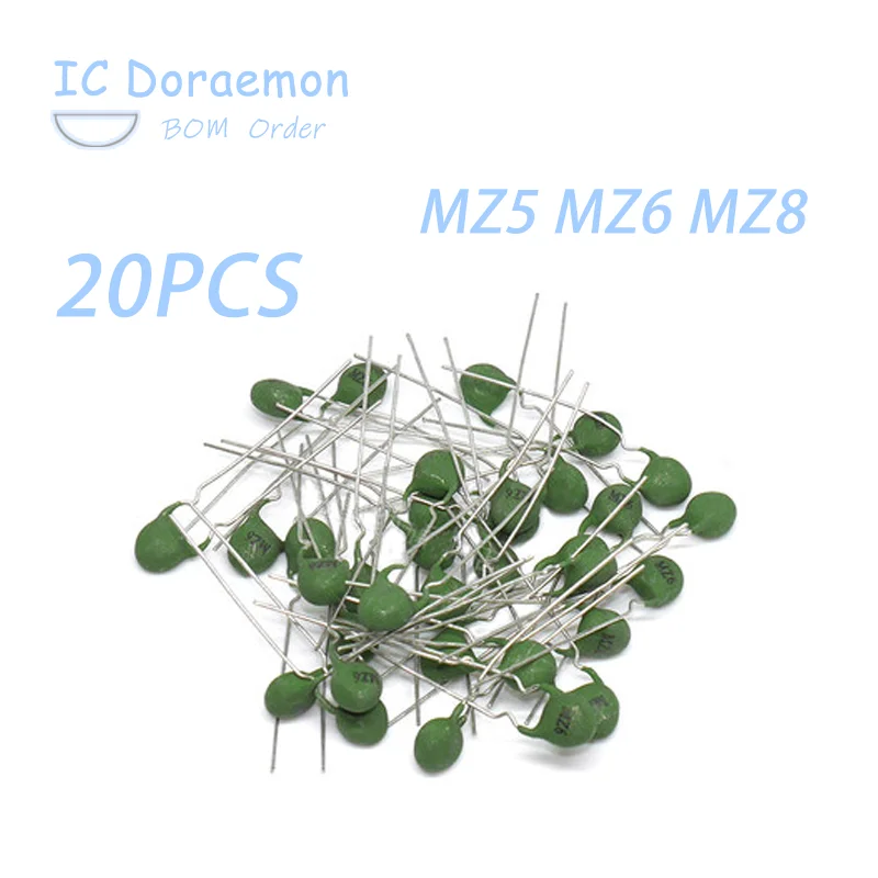 20PCS PTC MZ5 MZ6 MZ8 Positive Temperature Thermistor Resistor 100-300R 300-500R 500-800R 30-60R 1K 1.2K 1.5K 2K-3K Ohm