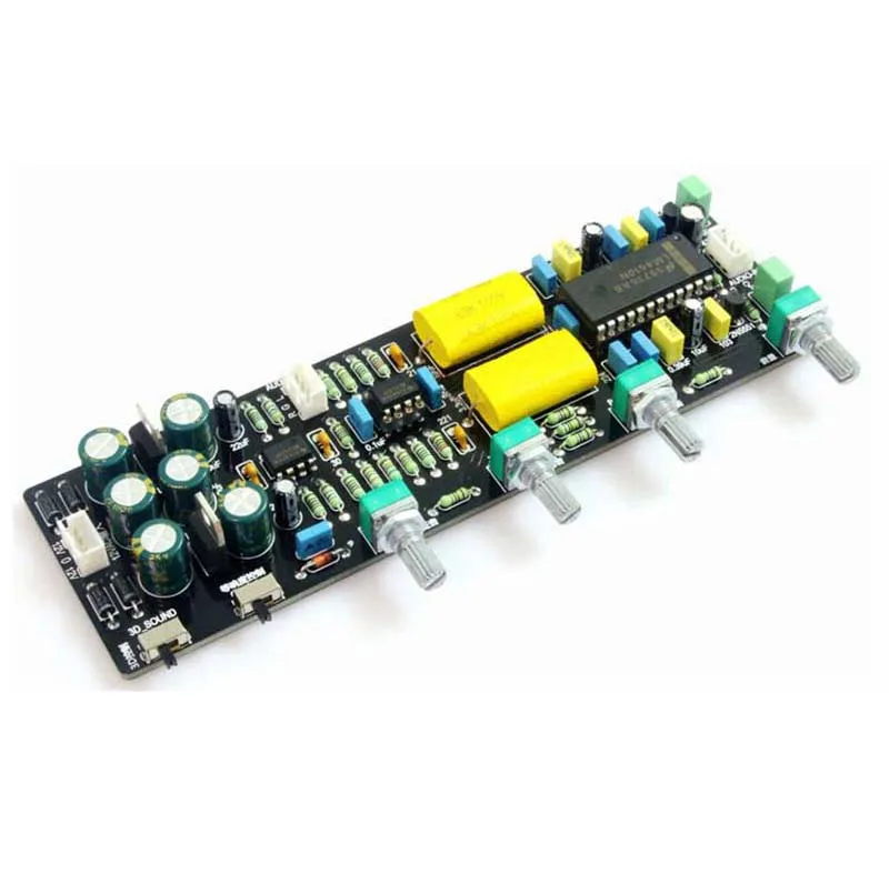 LM4610 Preamp Preamplifier Tone Board Volume Control Module with 3D Surround Sound