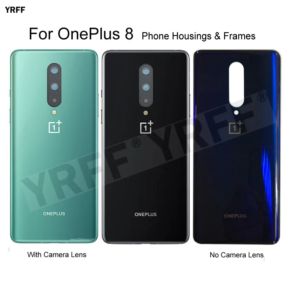 Battery Back Cover Door With Camera Lens,for OnePlus 8 Pro ,Phone Housings Frames Case,Repair Parts